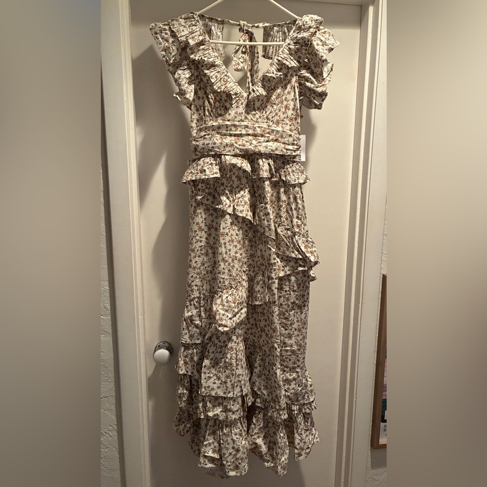 Floral Ruffle Dress - Picture 3 of 12